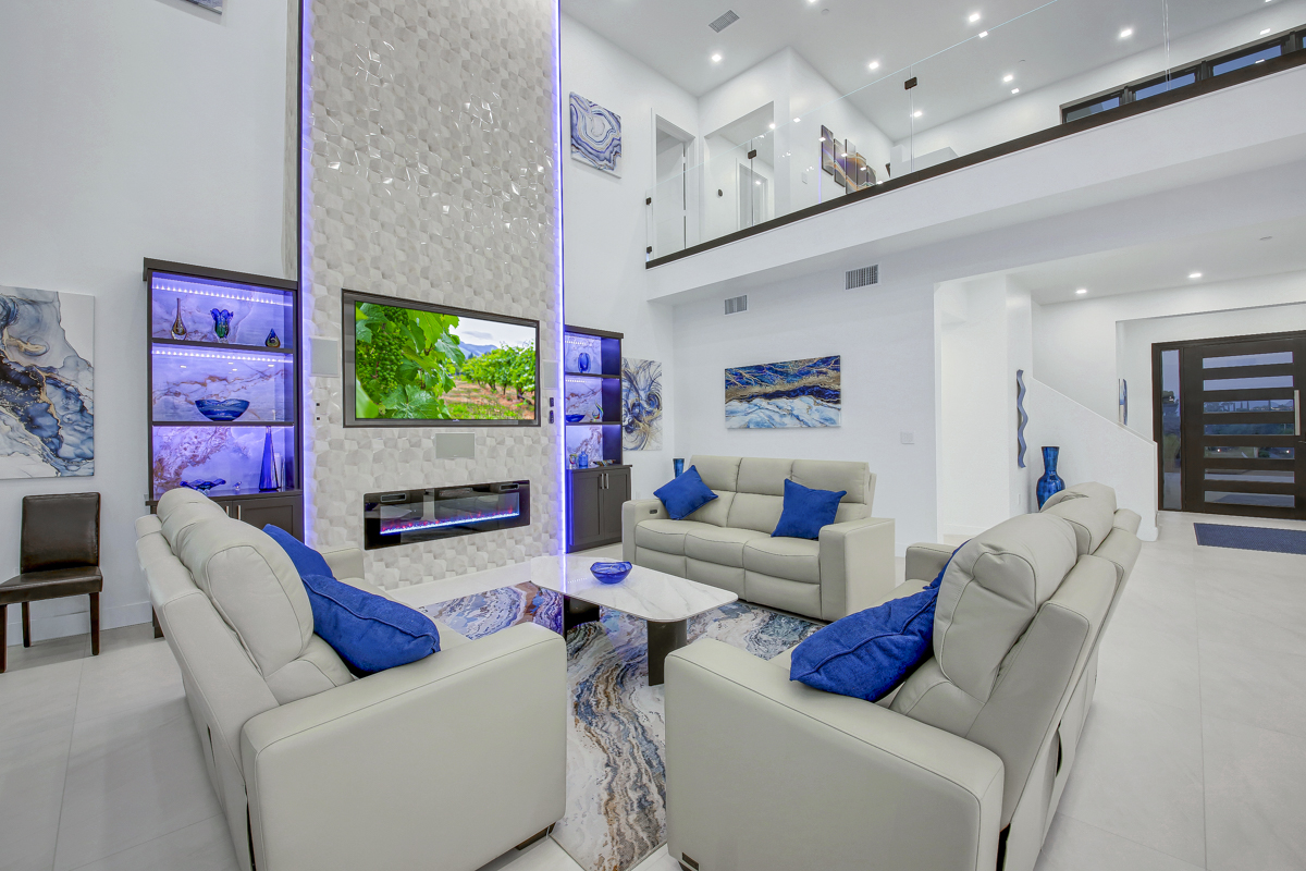 Living & media room